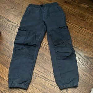 Navy blue cargo sweats
